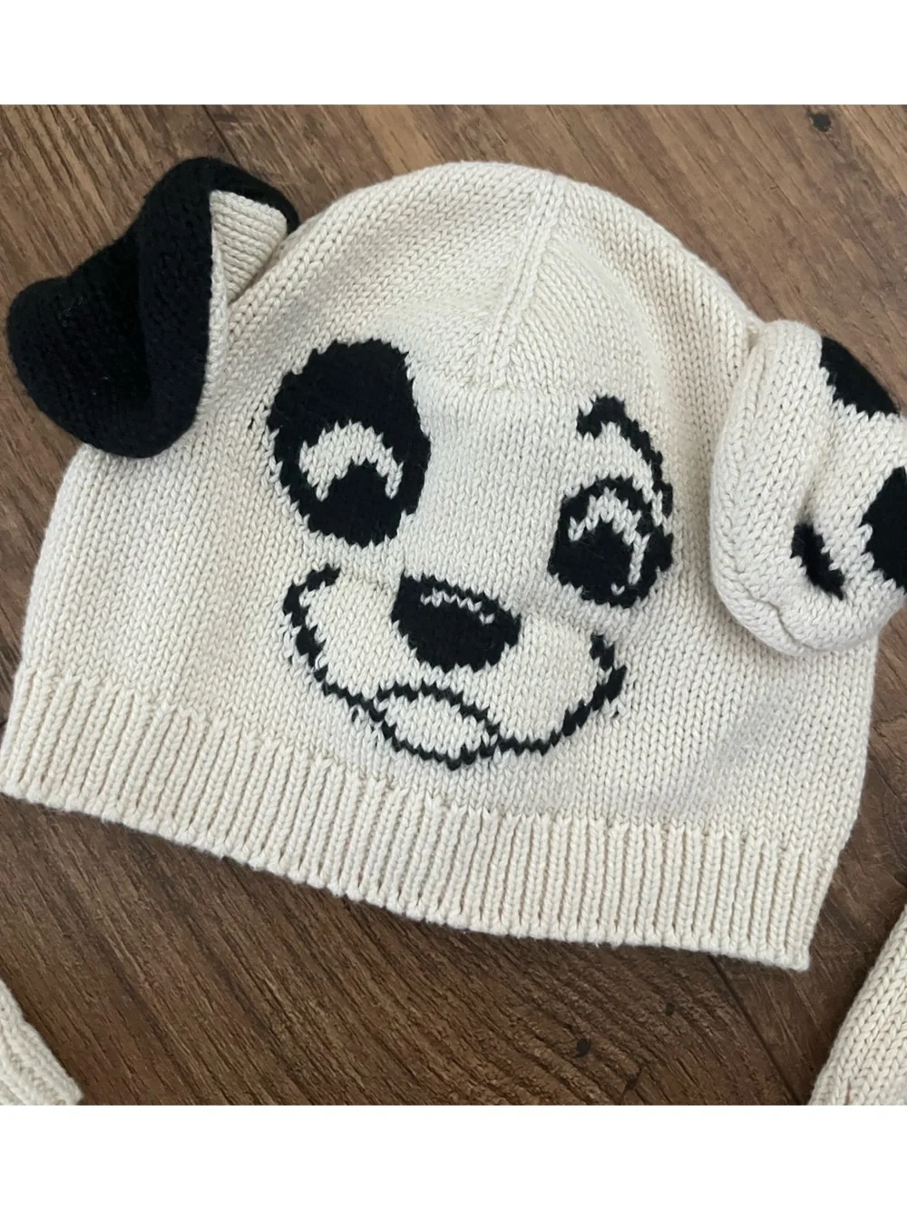 Baby Gap 101 Dalmations beanie hat and glove set 100% cotton